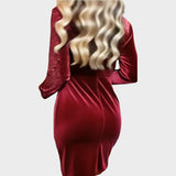 Teresa | Vestido midi brilhante