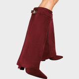 Alice | Botas de camurça de cano alto