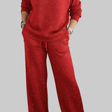 Claudia – Conjunto de duas peças brilhantes