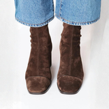 Susana – Botas elegantes de cano curto com salto.