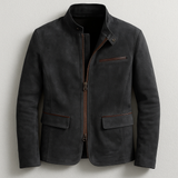David™ | Casaco de couro elegante