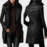 Clara – Casaco de couro elegante