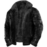 Casaco masculino vintage em couro