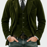 Tomas | Conjunto de 2 peças: Blazer e Cardigan em Veludo
