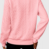 Marta - Suéter de malha macia com zíper