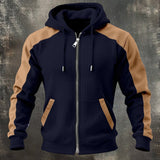 Sérgio | Sweatshirt bicolor com fecho