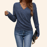 Clarissa™ | Top elegante e envolvente com decote em V.
