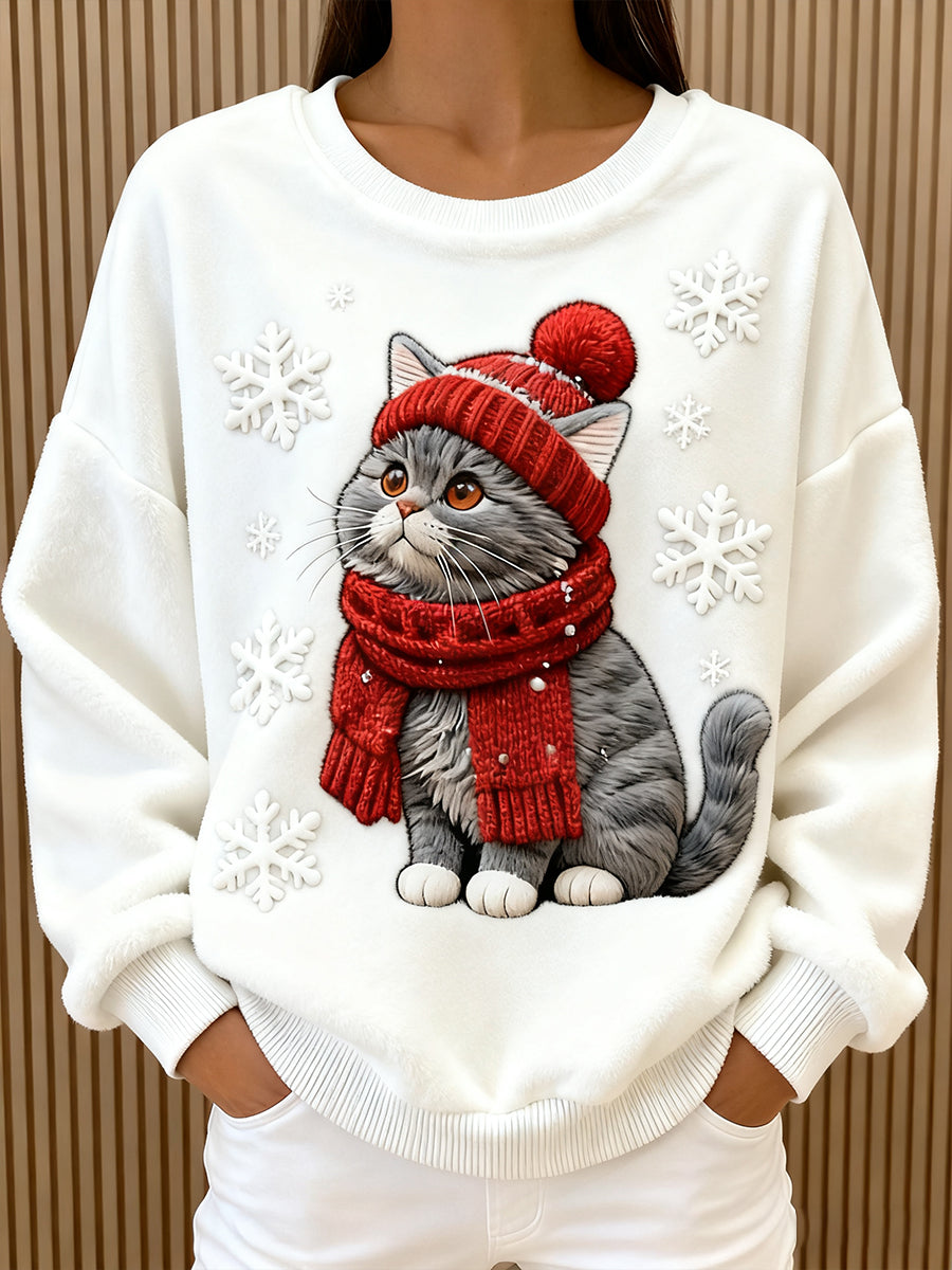 CARLA™ - CAMISOLA GATO DE NATAL