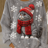 CARLA™ - CAMISOLA GATO DE NATAL