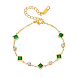 Pulseira Carolina com Esmeralda