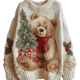 ELENA™ - CAMISOLA DE NATAL COM DETALHES FESTIVOS