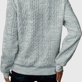 Marta - Suéter de malha macia com zíper