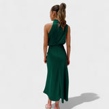 Alba - Vestido Satin Elegance - Ines Braga