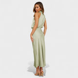 Alba - Vestido Satin Elegance - Ines Braga