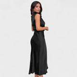 Alba - Vestido Satin Elegance - Ines Braga