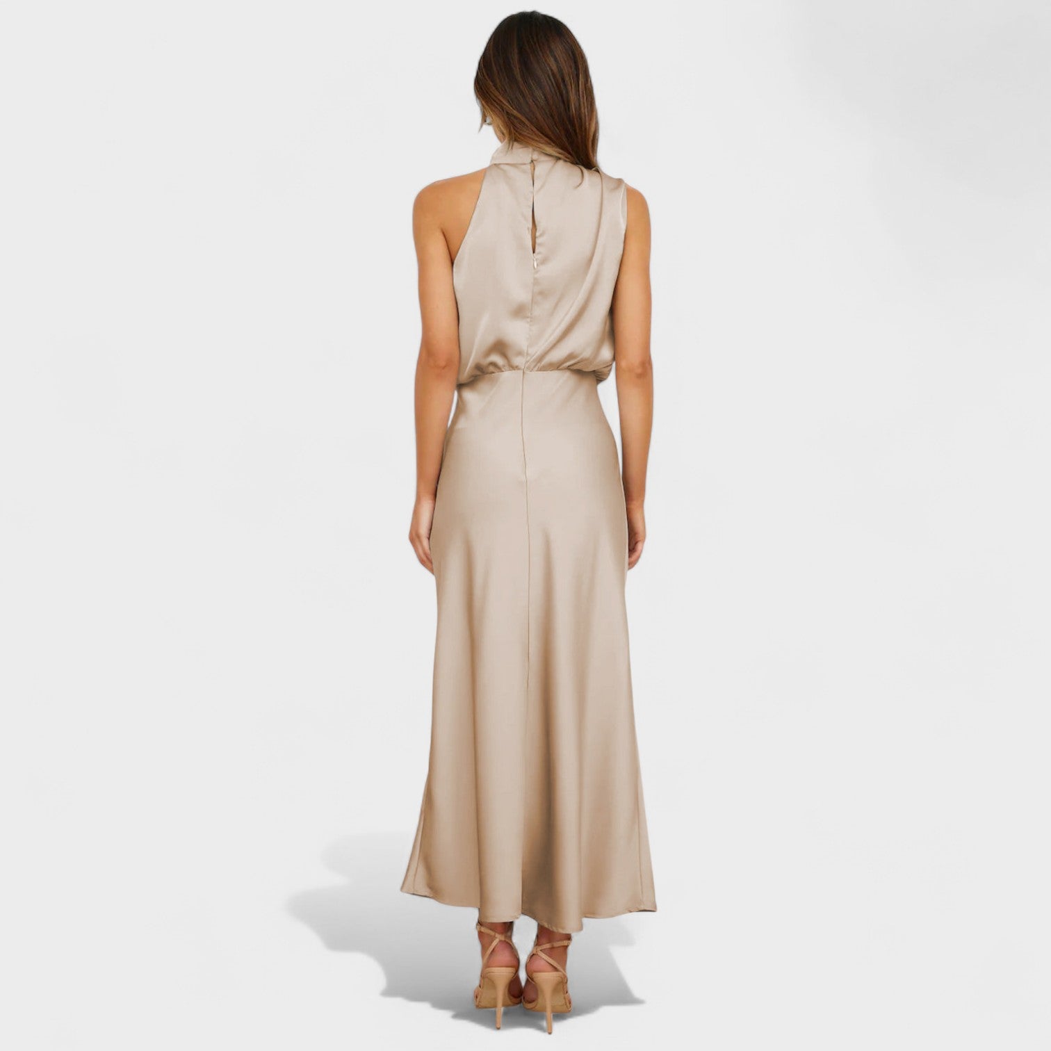 Alba - Vestido Satin Elegance - Ines Braga