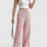 Alessia| Calças largas confortáveis com detalhes elegantes - Ines Braga