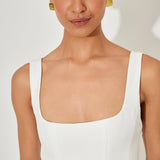 Amélia™ | Vestido Midi Intemporal e Fluido - Ines Braga