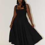 Amélia™ | Vestido Midi Intemporal e Fluido - Ines Braga