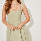 Amélia™ | Vestido Midi Intemporal e Fluido - Ines Braga