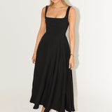 Amélia™ | Vestido Midi Intemporal e Fluido - Ines Braga