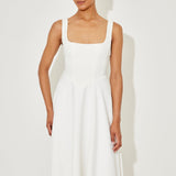 Amélia™ | Vestido Midi Intemporal e Fluido - Ines Braga