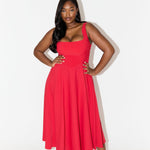 Amélia™ | Vestido Midi Intemporal e Fluido - Ines Braga