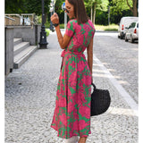 Amelie – Vestido Midi Floral Ajustável e Confortável - Ines Braga