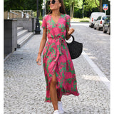 Amelie – Vestido Midi Floral Ajustável e Confortável - Ines Braga