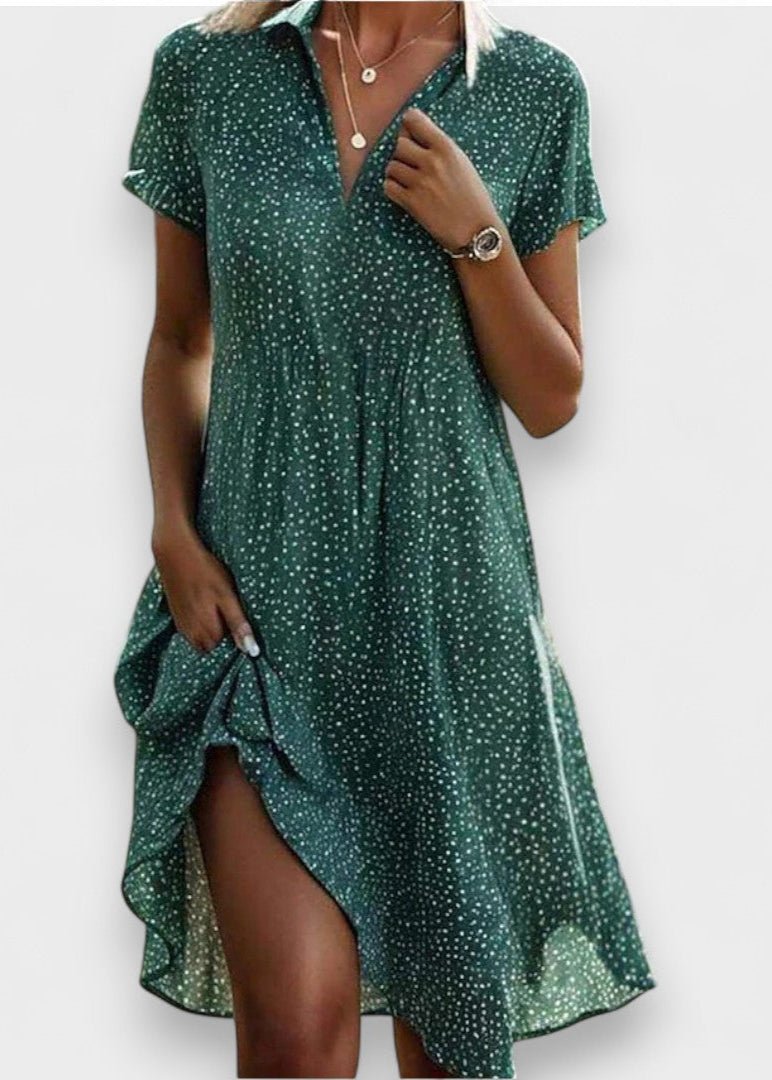 Ana Bela | Vestido Midi de Estilo Versátil e Feminino - Ines Braga