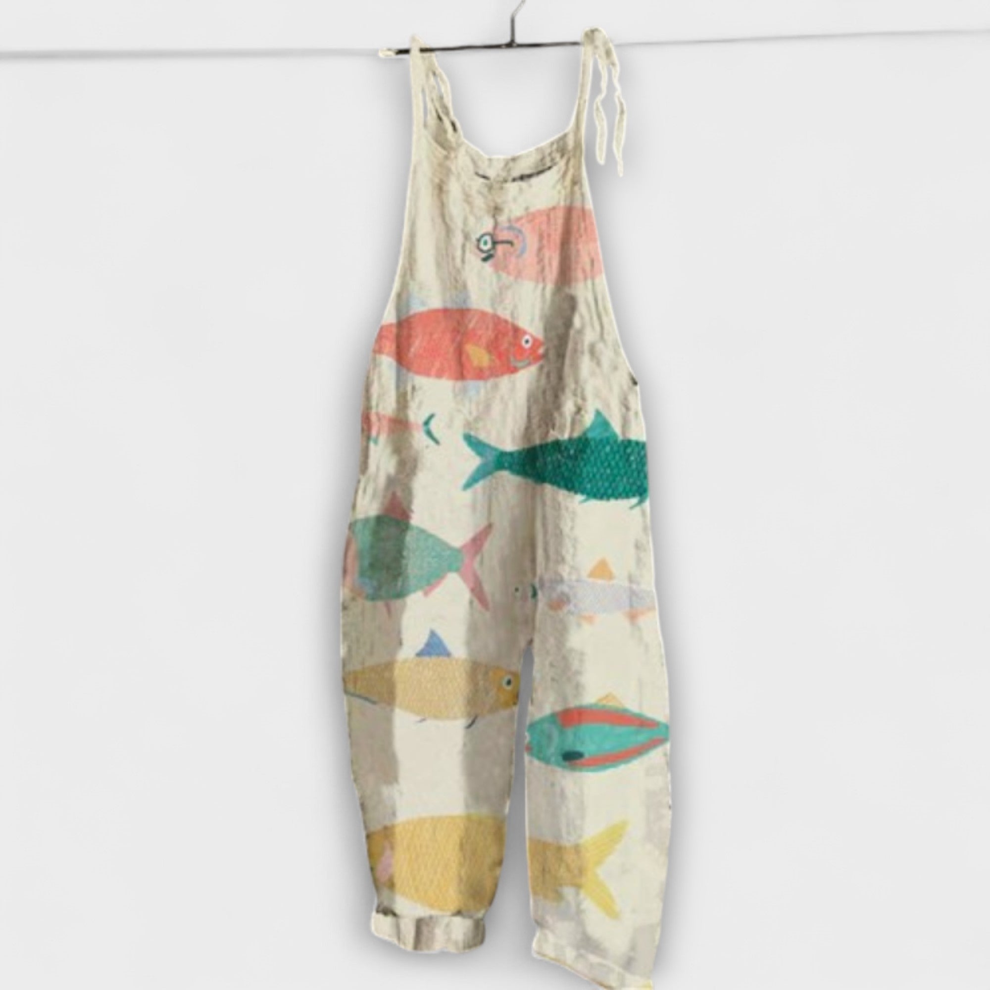 Anabela - Macacão vintage multicolorido - Ines Braga