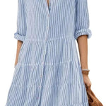 Anna – Vestido de Verão às Riscas - Ines Braga