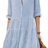 Anna – Vestido de Verão às Riscas - Ines Braga