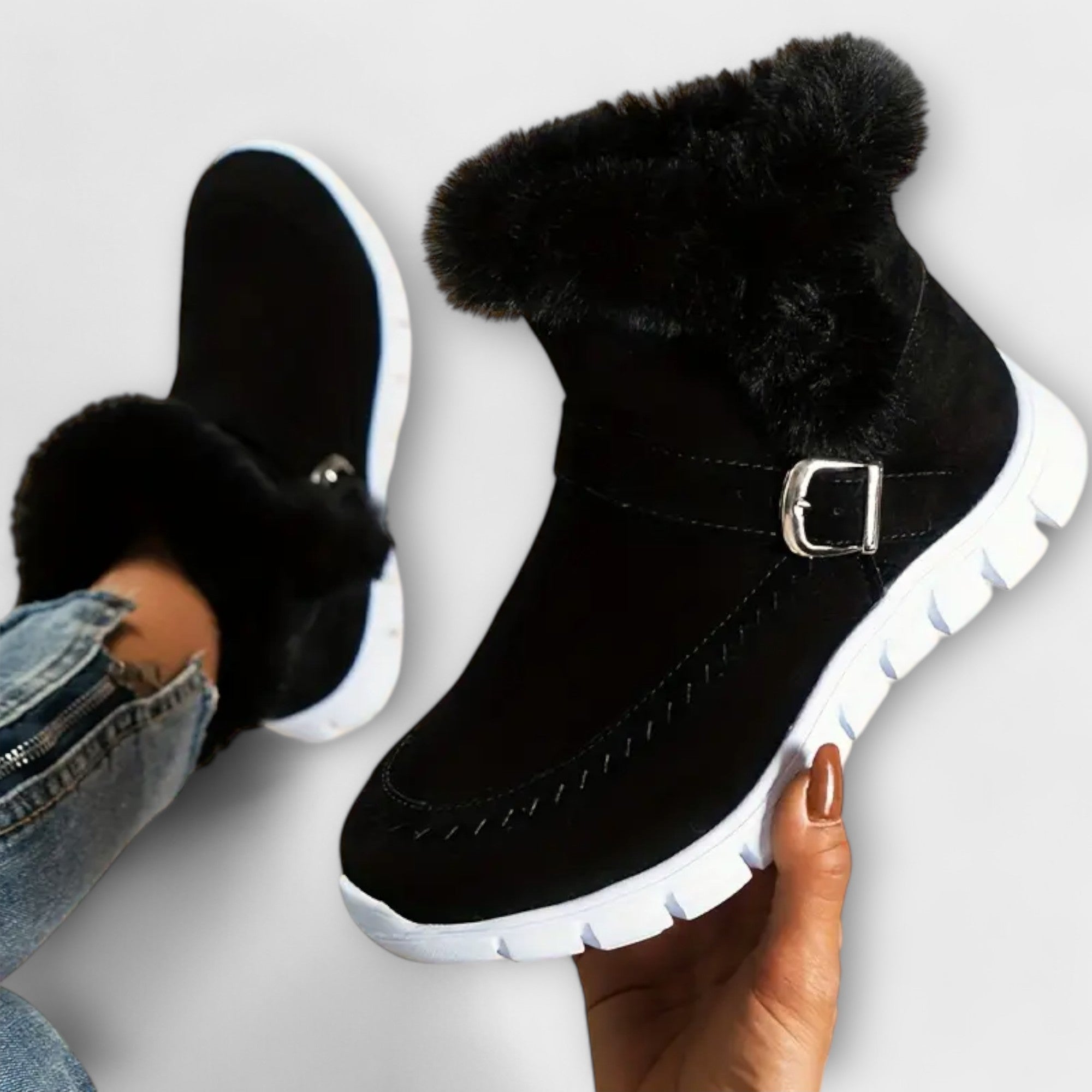 Anny - Botas de tornozelo quentes e forradas - Ines Braga