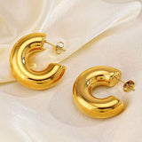 Argolas grossas - Ines Braga