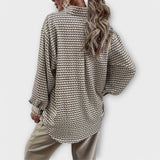 Ashley - Blusa Vintage de Manga Longa - Ines Braga