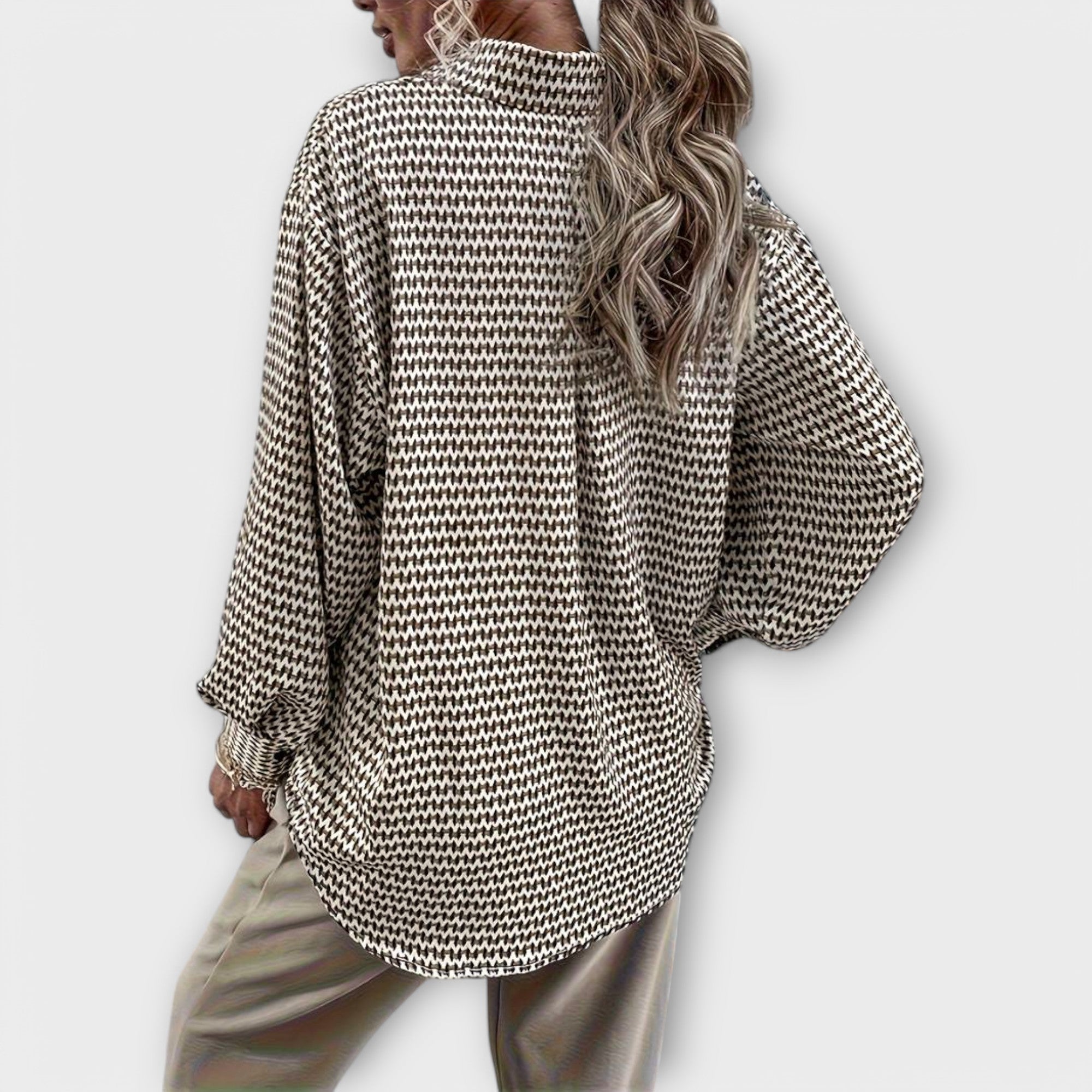 Ashley - Blusa Vintage de Manga Longa - Ines Braga