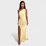 Aurelia - Vestido comprido de cetim - Ines Braga