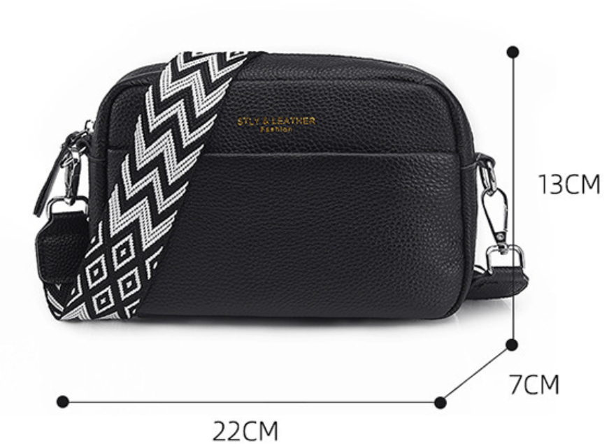 Ava | Bolsa de Ombro em Couro de Alta Qualidade Elegante - Ines Braga