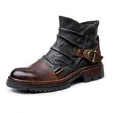 Sapatos masculinos marrons Martin com cadarço