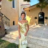 Bárbara | Vestido Maxi em Cetim sem costas - Ines Braga