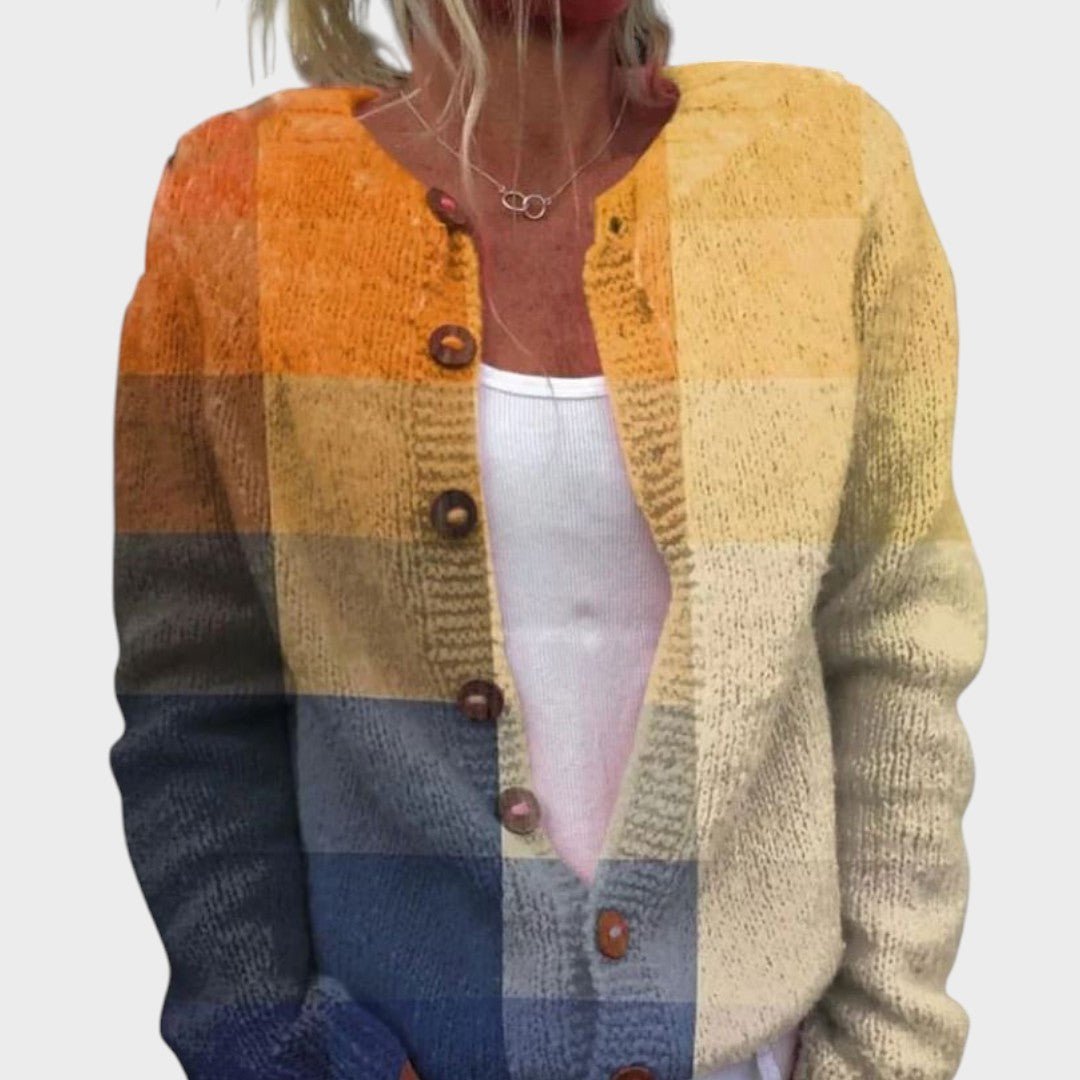 Beatriz - Cardigan Floral de Outono - Ines Braga