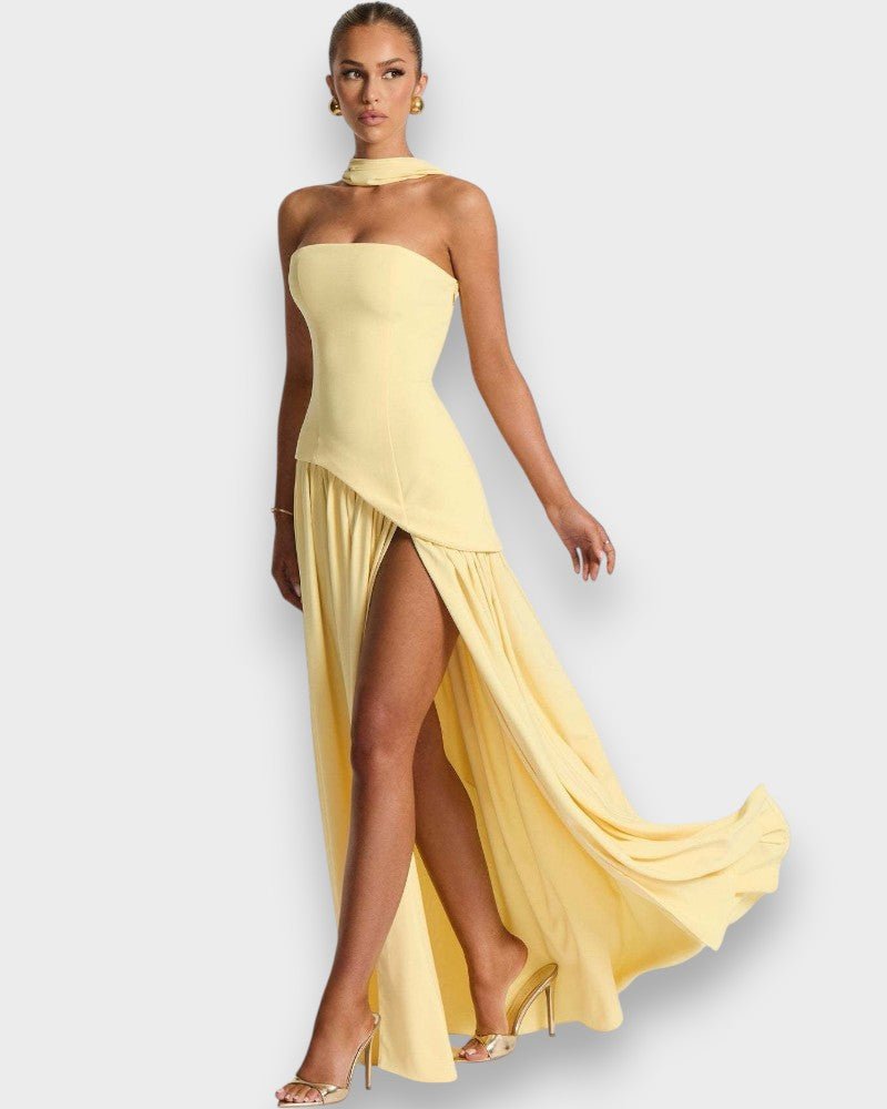 Beatriz™ | Vestido Longo com Corte Sofisticado - Ines Braga