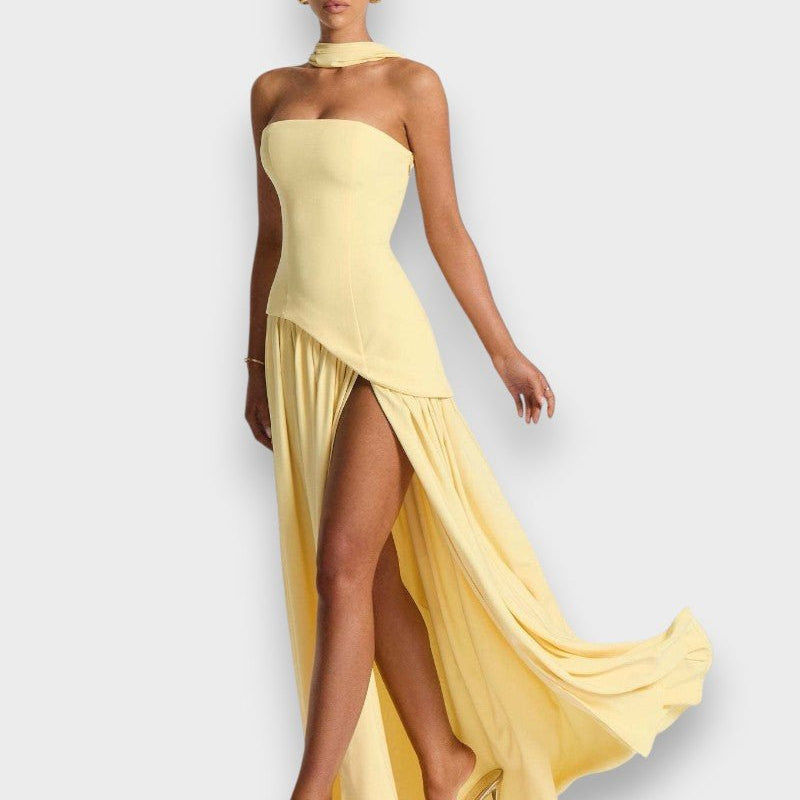 Beatriz™ | Vestido Longo com Corte Sofisticado - Ines Braga