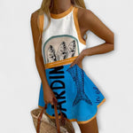 Beatriz| Vestido Mini Com Toque Marinho Premium Atraente - Ines Braga