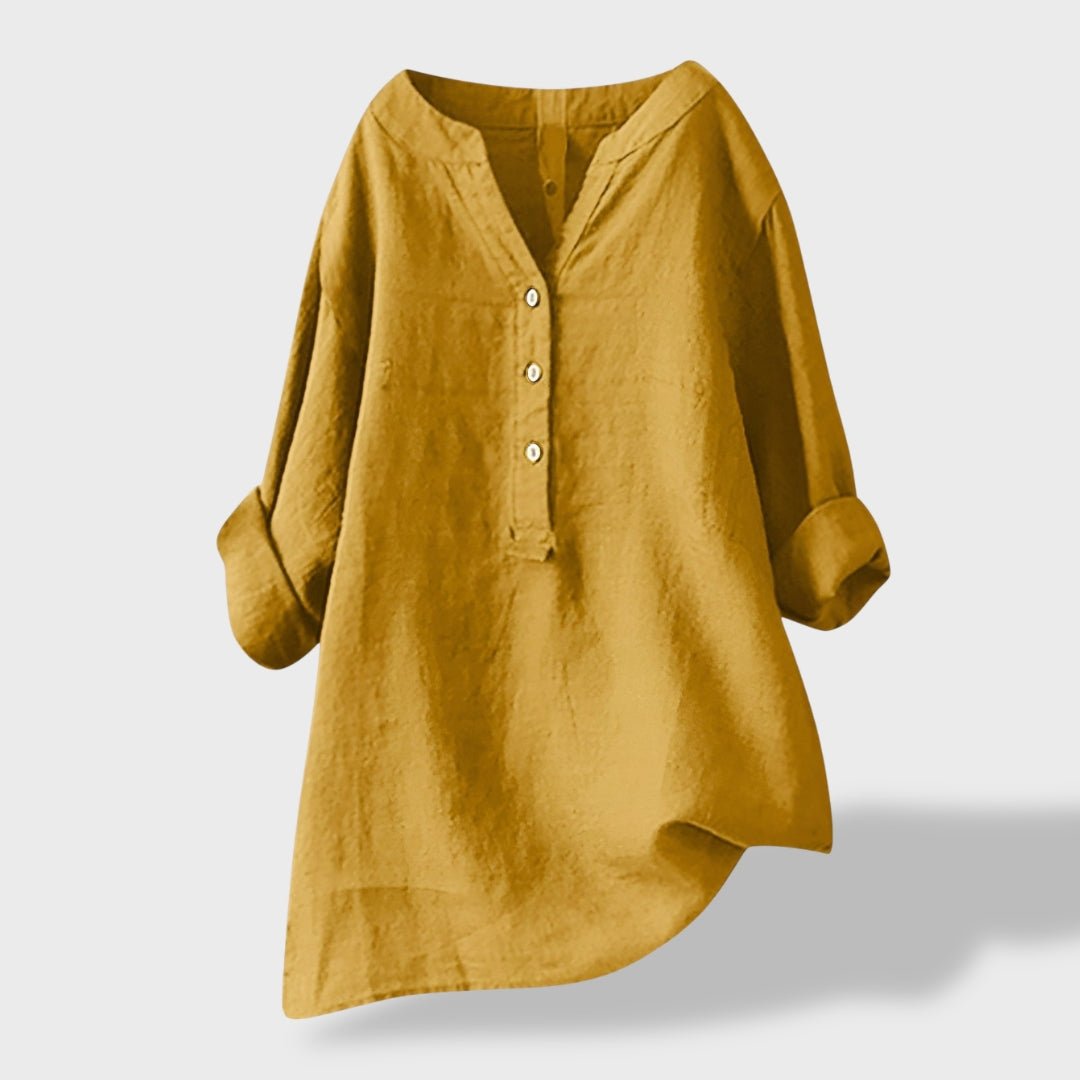 Beatriz™｜Camisa Leve de Linho para o Verão - Ines Braga