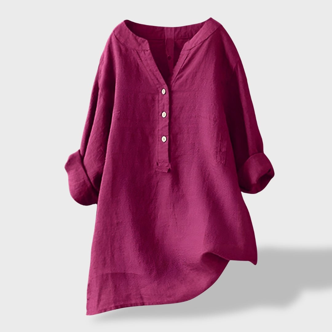 Beatriz™｜Camisa Leve de Linho para o Verão - Ines Braga