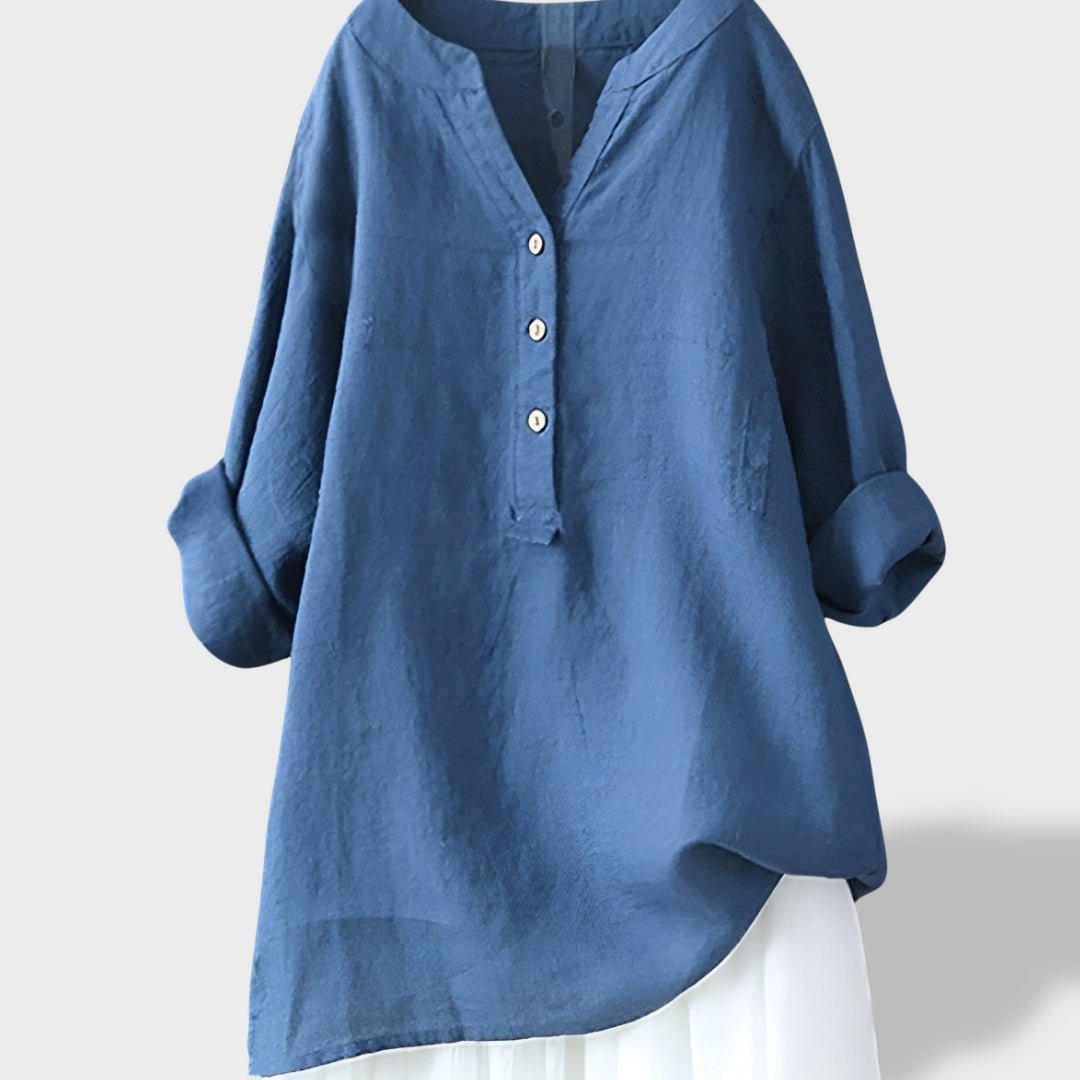 Beatriz™｜Camisa Leve de Linho para o Verão - Ines Braga