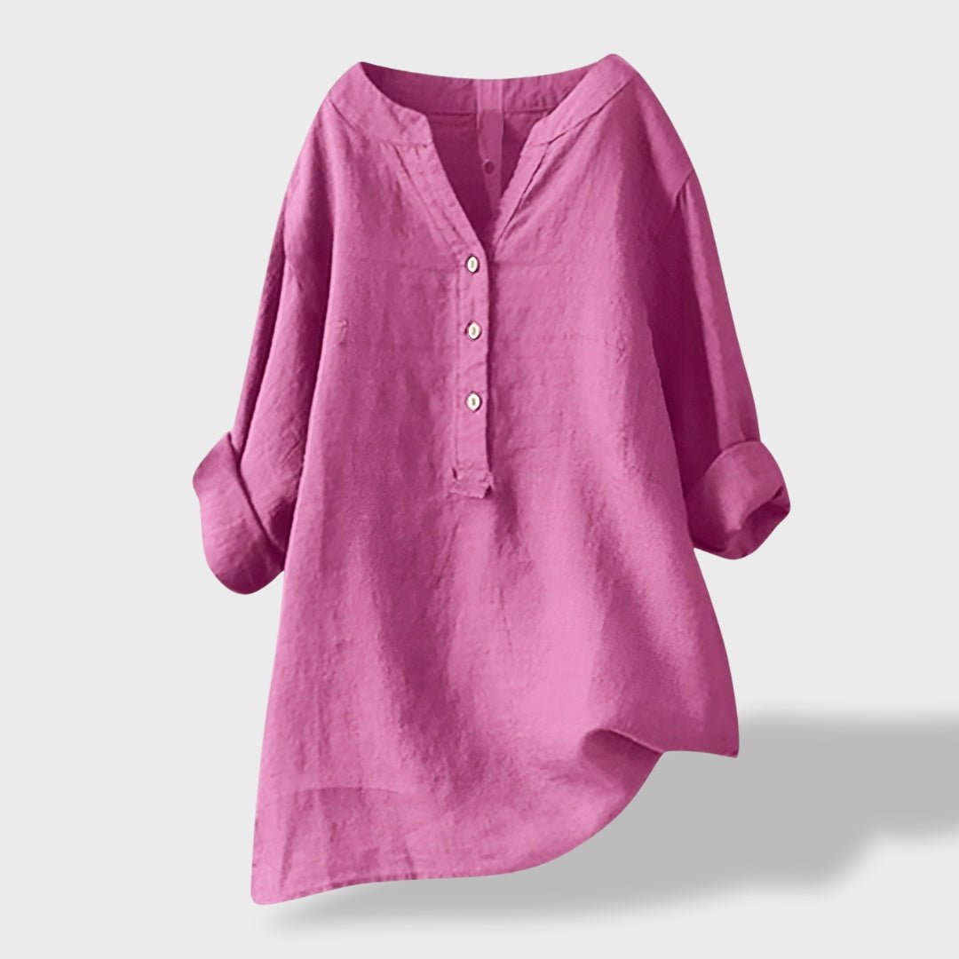 Beatriz™｜Camisa Leve de Linho para o Verão - Ines Braga