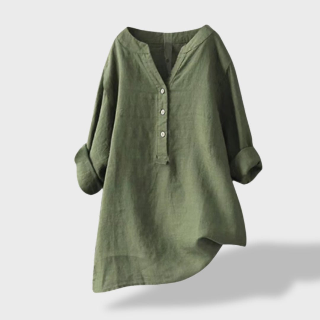 Beatriz™｜Camisa Leve de Linho para o Verão - Ines Braga